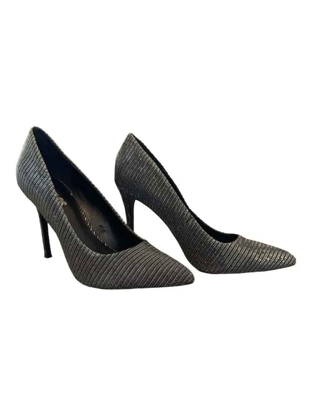 Carlos Santana | Women's Silver Metallic Heels | Size 7.5 | 0945